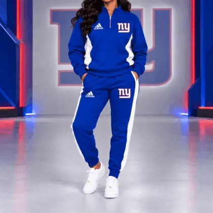 New York Giants | Premium NFL Athletic Team Spirit Quarter-Zip + Pants TD