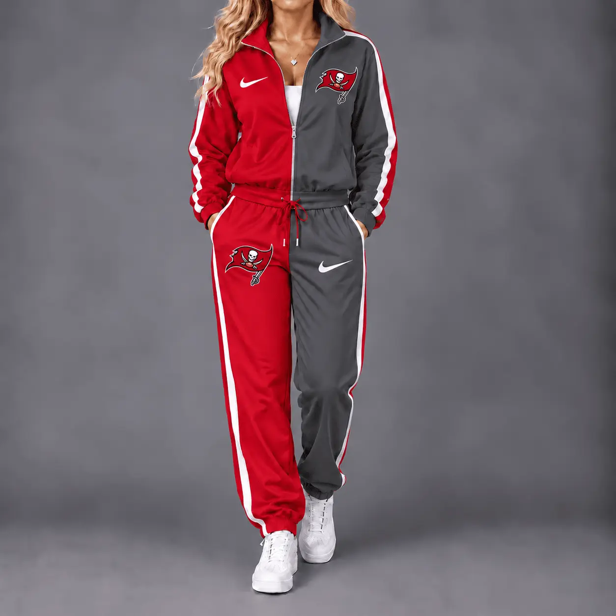 Tampa Bay Buccaneers | Premium NFL Team Pride Waterproof Windbreaker Zip-Up Tracksuit Set NY