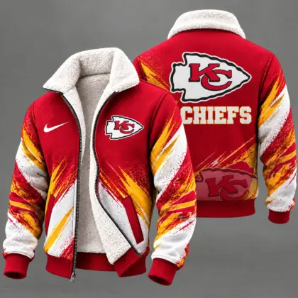Kansas City Chiefs | Premium NFL Team Pride Sherpa Lined Fleece Jacket NY