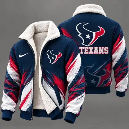 Houston Texans | Premium NFL Team Pride Sherpa Lined Fleece Jacket NY