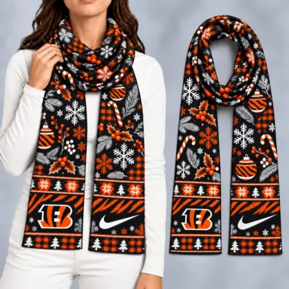 Cincinnati Bengals | Premium NFL Christmas GameDay Ready Scarf NY
