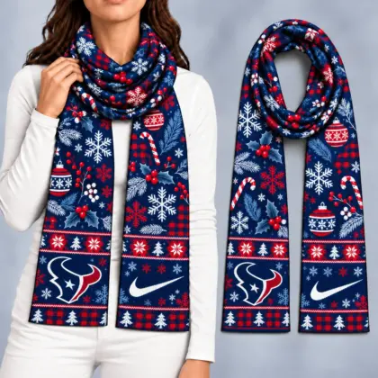 Houston Texans | Premium NFL Christmas GameDay Ready Scarf NY