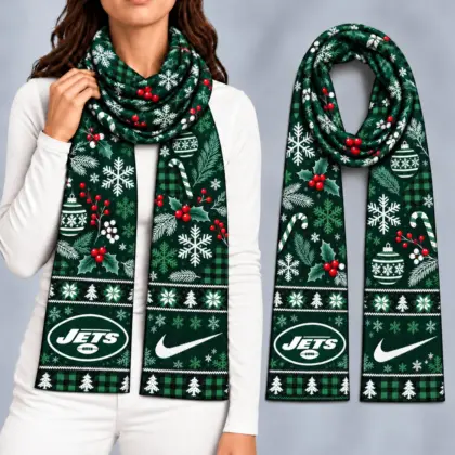 New York Jets | Premium NFL Christmas GameDay Ready Scarf NY