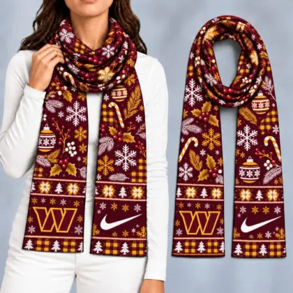 Washington Commanders | Premium NFL Christmas GameDay Ready Scarf NY