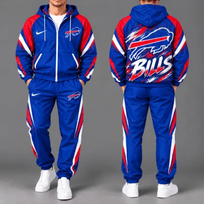 Buffalo Bills | Premium NFL Team Pride Waterproof Polyester Jacket And Joggers Set NY