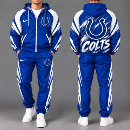 Indianapolis Colts | Premium NFL Team Pride Waterproof Polyester Jacket And Joggers Set NY