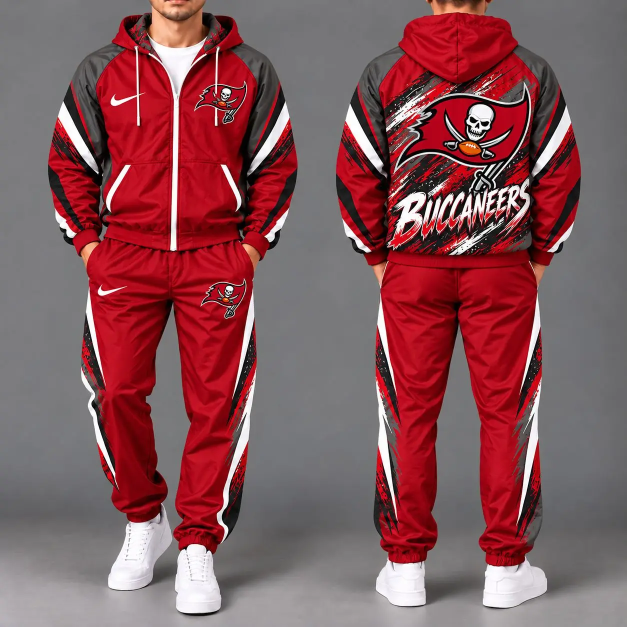 Tampa Bay Buccaneers | Premium NFL Team Pride Waterproof Polyester Jacket And Joggers Set NY