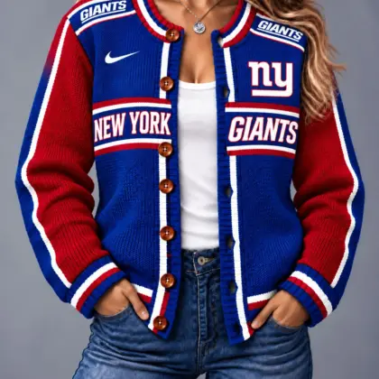 New York Giants | Premium NFL Vintage Varsity Cardigan NY