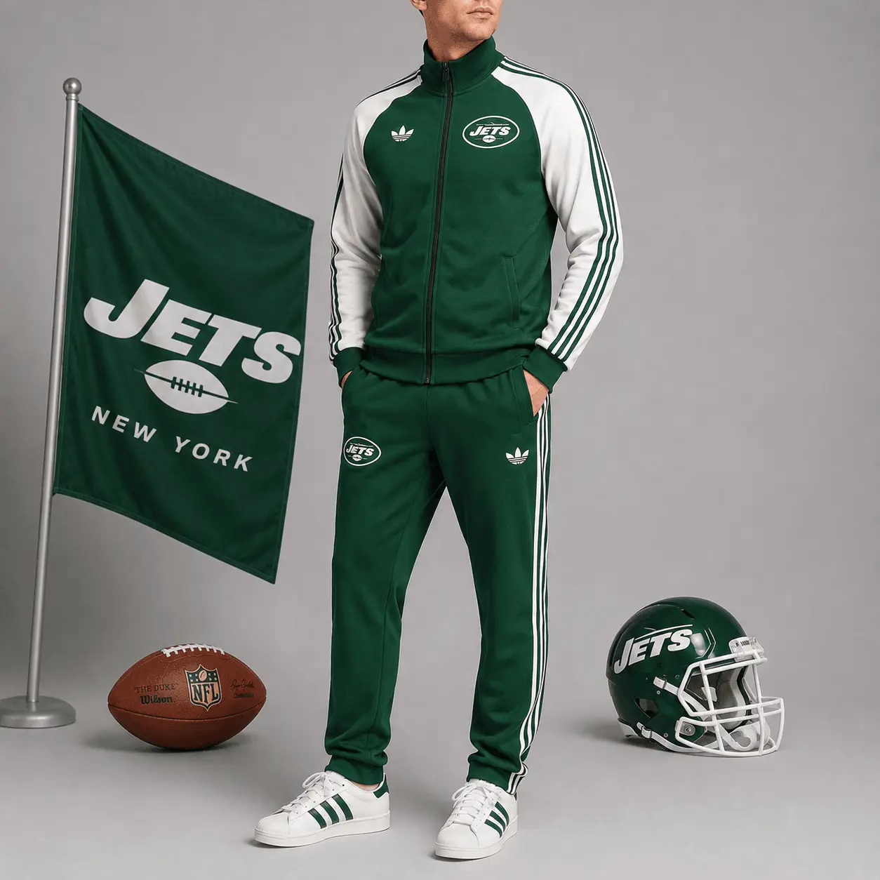 New York Jets | Premium NFL Game Day Jacket & Jogger Set NY
